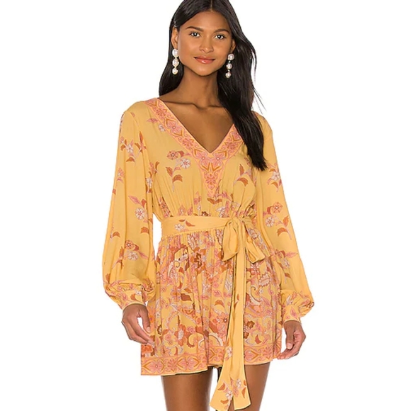 Spell Pants - 🪄♲🫰🏼 Spell x Revolve Dylan Romper in Sunrise Size XS